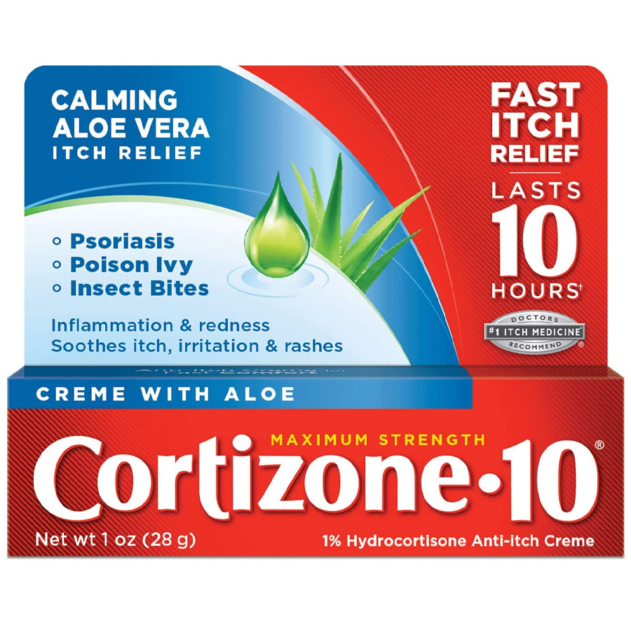 [02107] CORTIZONE CREAM 1 OZ SOOTHING ALOE MAX STRENGTH