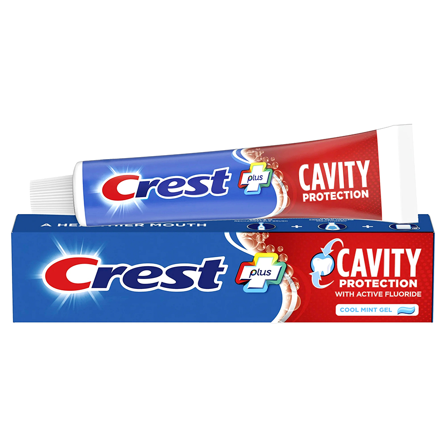 [12032] CREST TOOTHPASTE 5.7 OZ CAVITY PROTECTION COOL MINT GEL