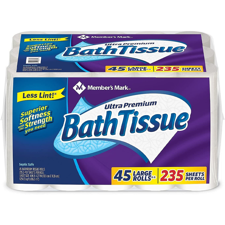 [101022] CRYSTAL TOILET PAPER 235 2 PLY SHEET