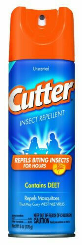 [10208] CUTTER 6 OZ UNSCENTD INSECT REPELLENT AEROSOL 10% DEET -51020