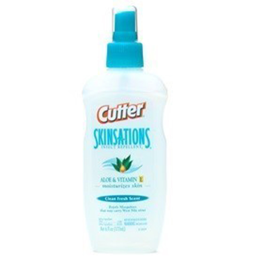 [208032] CUTTER INSECT REPELLENT 6 OZ PUMP SKINSATIONS ALOE &VIT E
