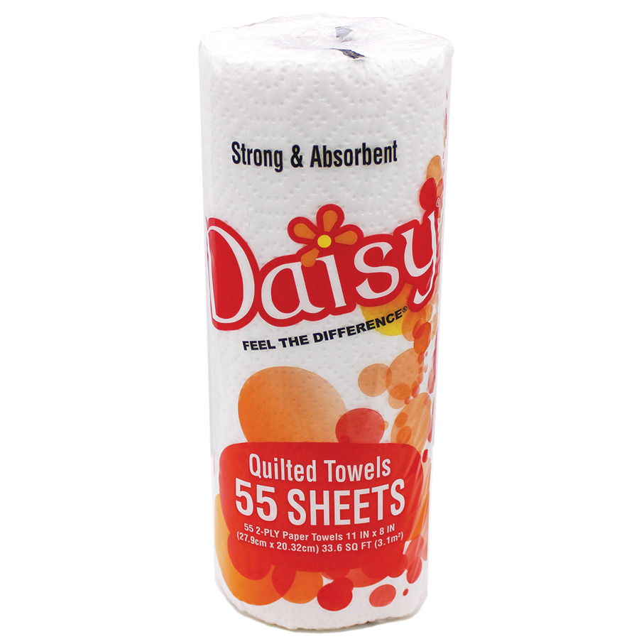 [65530] DAISY PAPER TOWEL 55 CT 2 PLY
