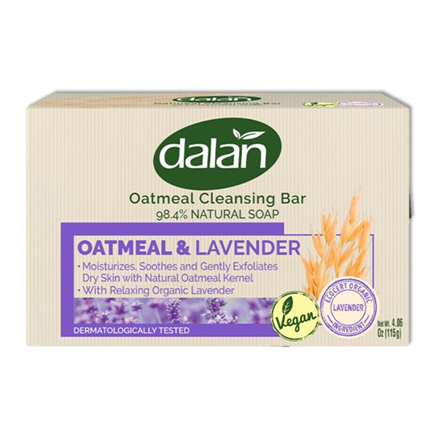 [012215] DALAN BAR SOAP 115 GR 2PK  OATMEAL LAVENDER
