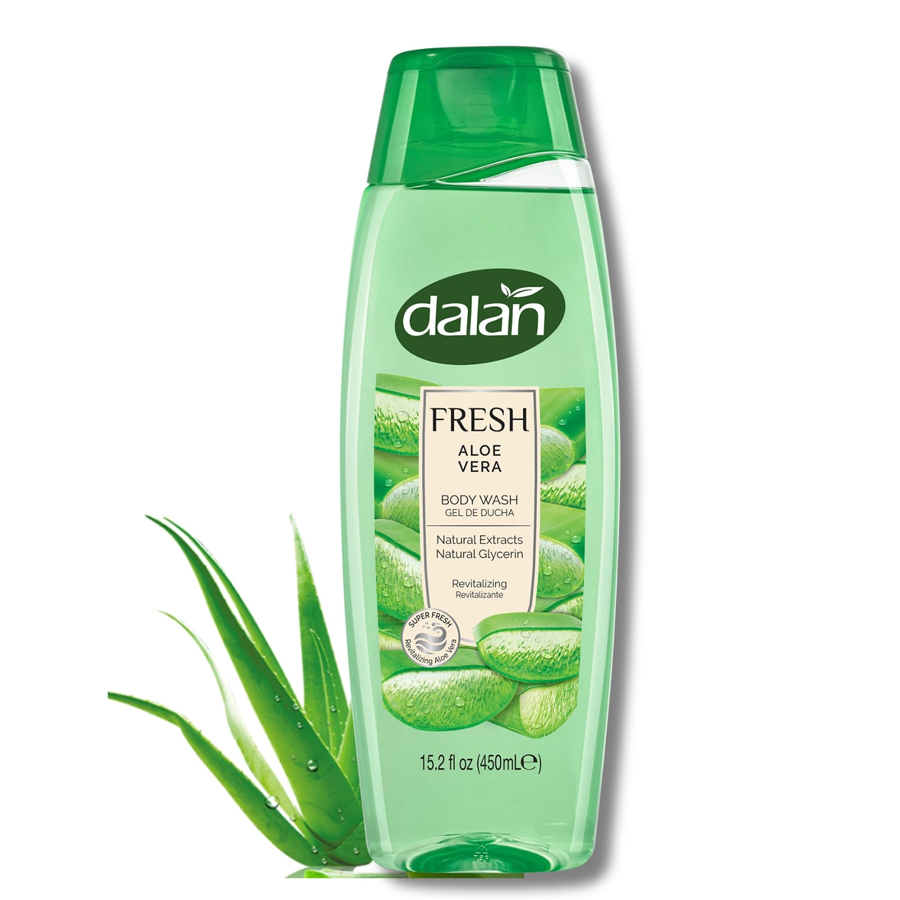 [12695] DALAN BODY WASH 15.2 OZ / 450 ML FRESH ALOE VERA