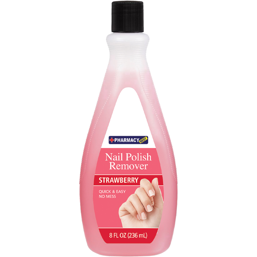 [402091] NAIL POLISH REMOVER 8 OZ STRAWBERRY