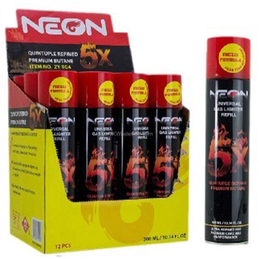 [702012] NEON BUTANE 300 ML 5 X