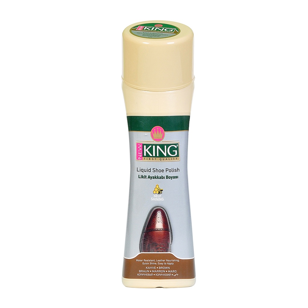 [200012] NEW KING SHOE POLISH 2.52 OZ BROWN