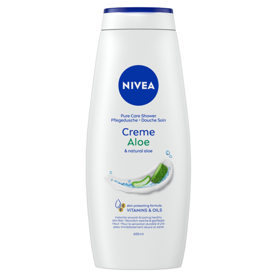 [95851] NIVEA BODY WASH 650 ML CRÈME ALOE