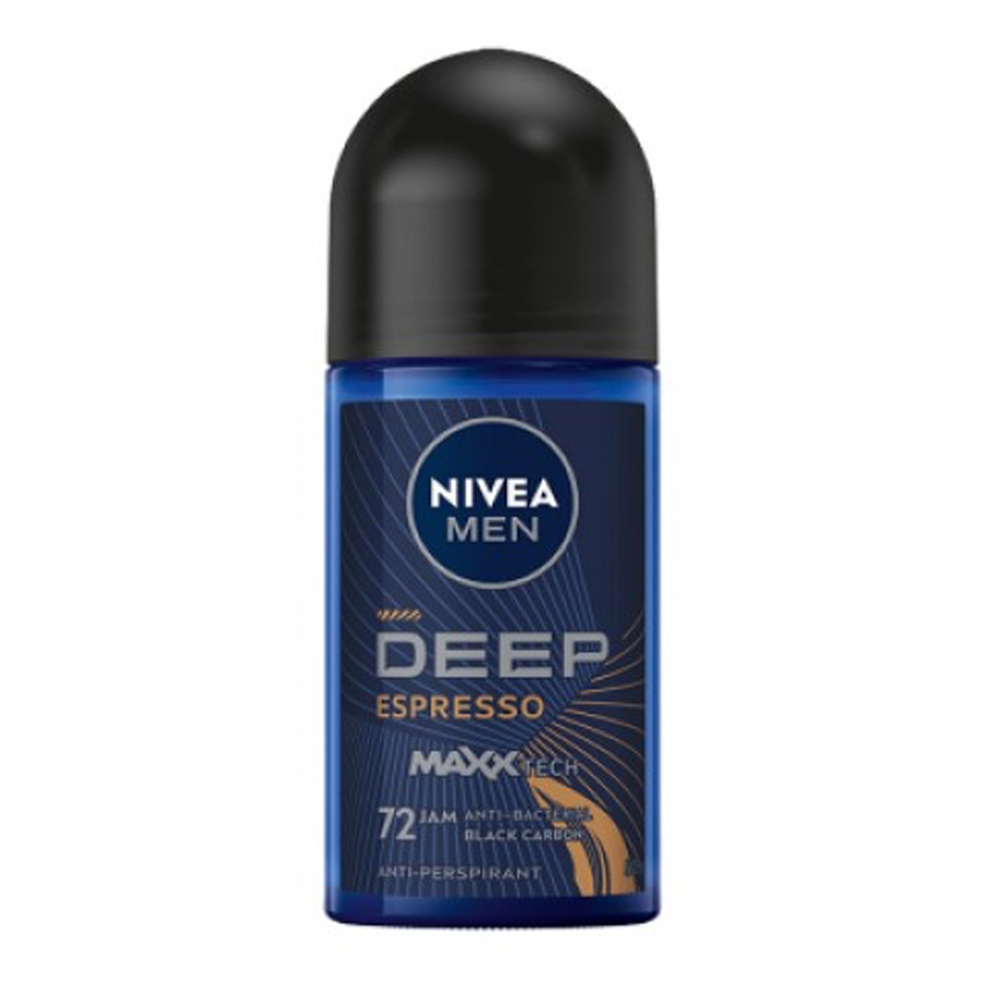 [77014] NIVEA DEO ROLL ON 50ML MEN DEEP ESPRESSO
