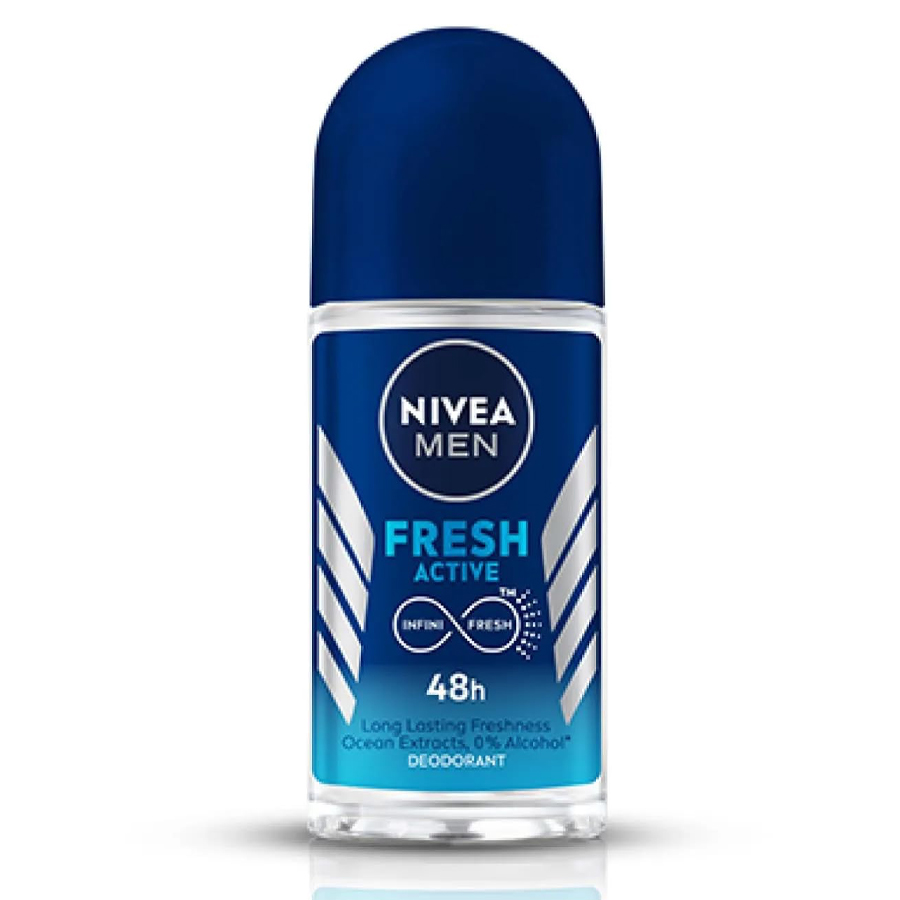 [77073] NIVEA DEO ROLL ON 50ML MEN FRESH ACTIVE