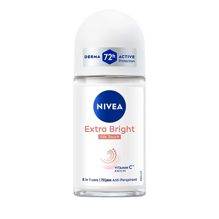 [406056] NIVEA ROLL ON 50 ML   EXTRA BRIGHT FW SILKY TOUCH