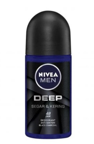 [406065] NIVEA ROLL ON 50 ML  MEN  DEEP  SEGAR & KERING