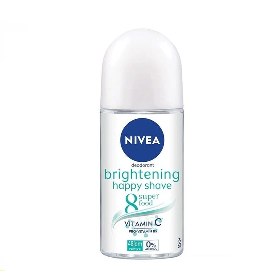 [406055] NIVEA ROLL ON 50ML BRIGHTENING & HAPPY SHAVE
